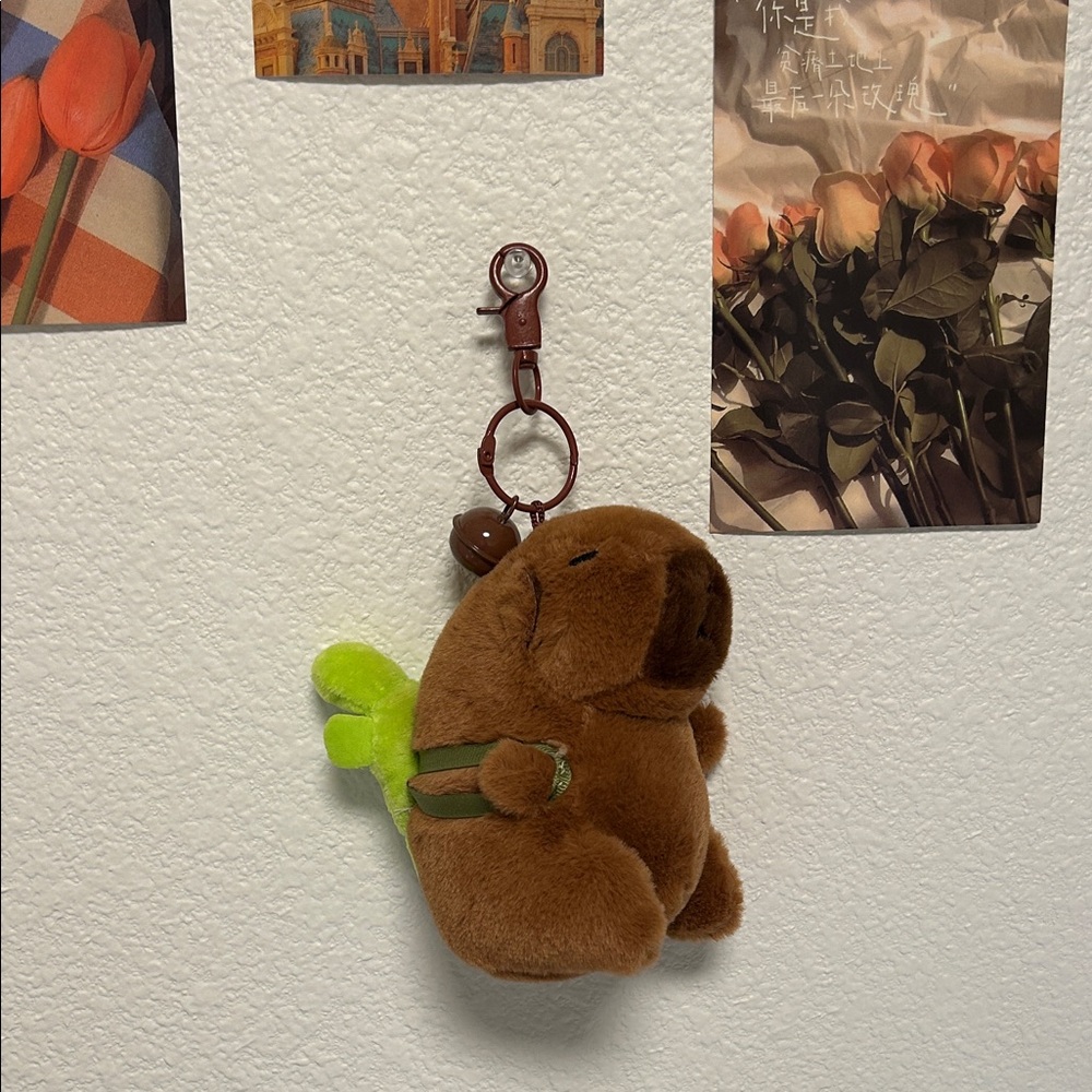 LAST CALL 🤍 capybara plush keychain